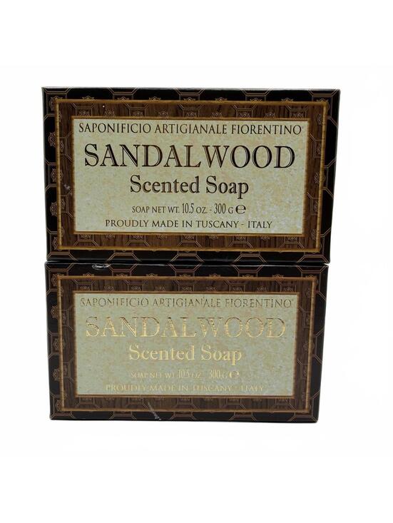 Other - Saponificio Artigianale Fiorentino Soap Sandalwood Scent Italy 10.5oz - 2 Pack